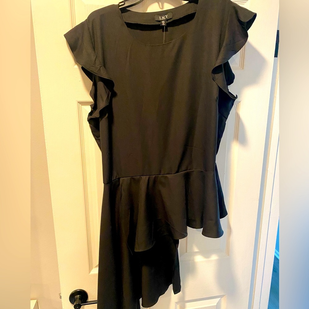 Asymmetrical Black Top!